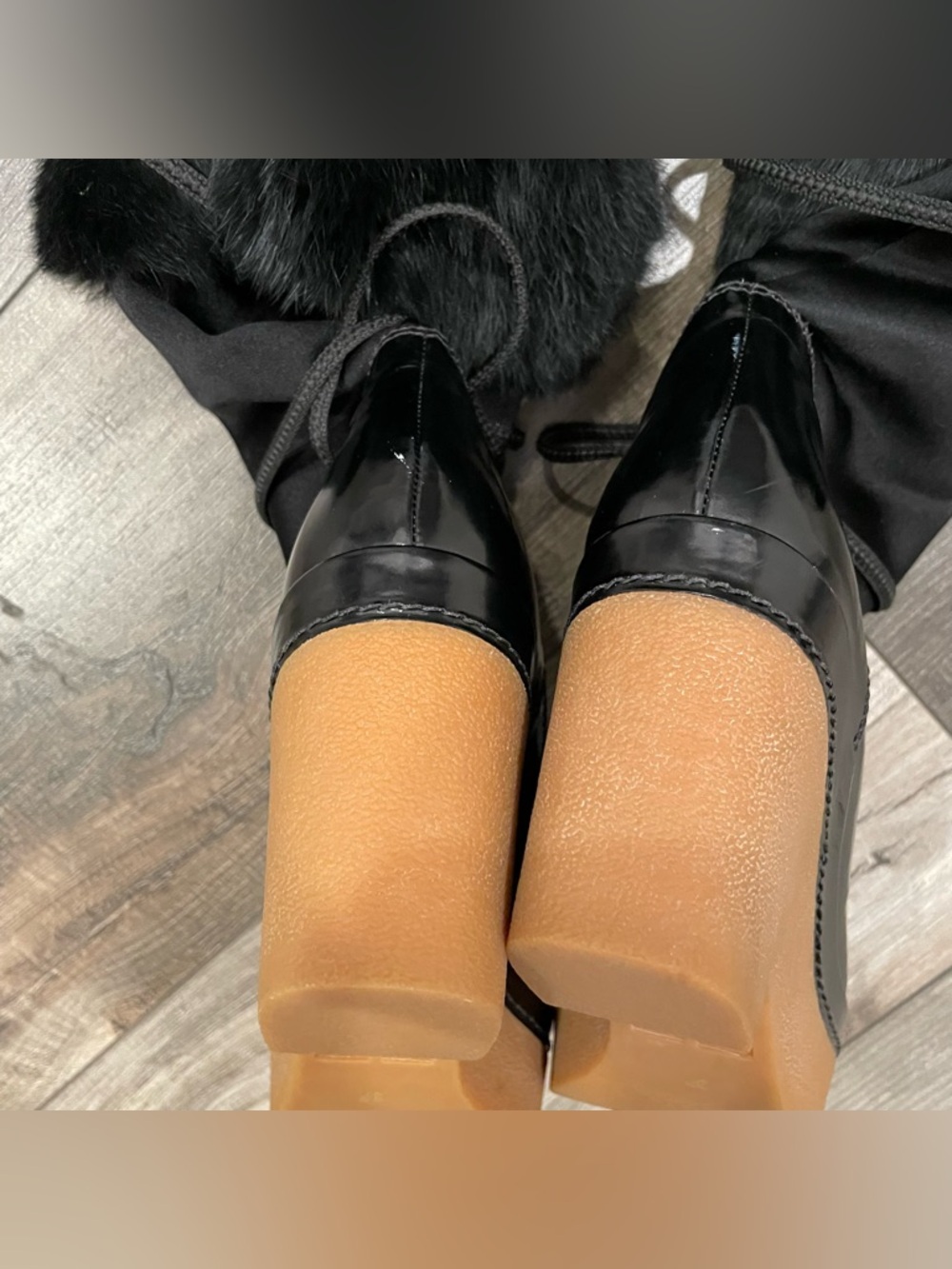 Givenchy Alexander McQueen Black Snow Boots 37 - Picture 4 of 7